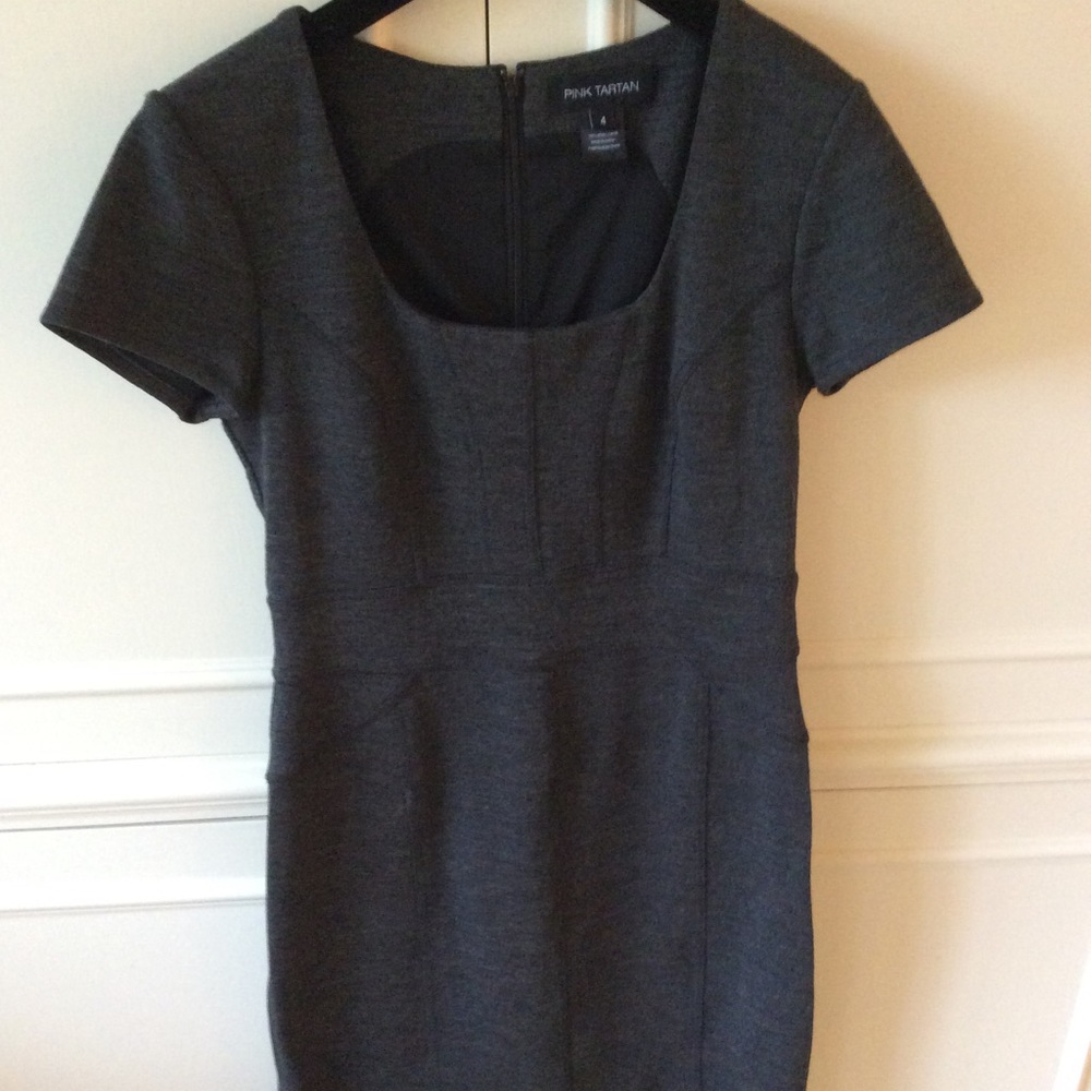 Pink Tartan wool dress size 4